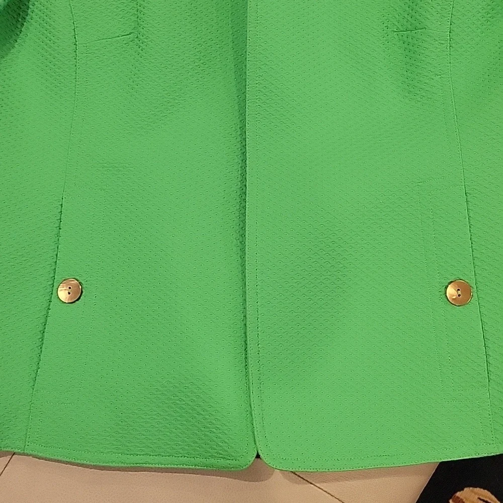 Nina Mclemore Pique Green Jacket - Picture 6 of 6